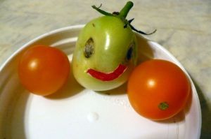 Funny tomato face